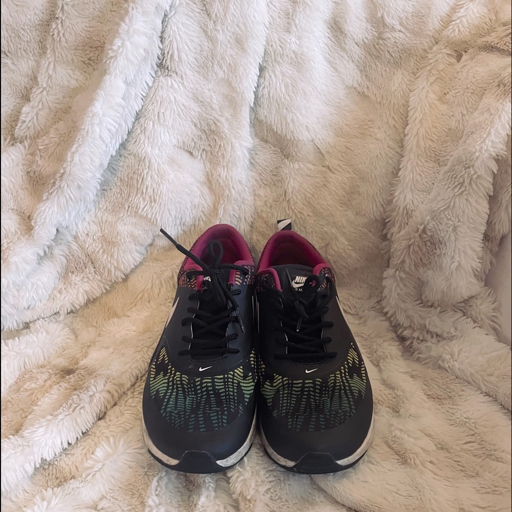 Nike Air Max Thea, rainbow zebra print, EUC, Size 8 - Picture 10 of 11